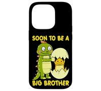 SOON TO BE A BIG BROTHER DINOSAUR T Rex Toddler Padre Papà Custodia per iPhone 14 Pro