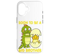 SOON TO BE A BIG BROTHER DINOSAUR T Rex Toddler Padre Papà Custodia per iPhone 16