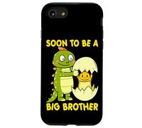 SOON TO BE A BIG BROTHER DINOSAUR T Rex Toddler Padre Papà Custodia per iPhone SE (2020) / 7/8