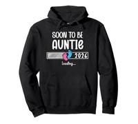 Soon to Be Auntie 2026 Loading New Aunt First Time Aunt 2026 Felpa con Cappuccio