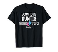 Soon to Be Auntie 2026 Loading New Aunt First Time Aunt 2026 Maglietta