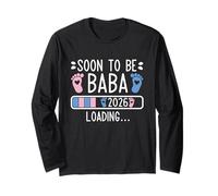 Soon to Be Baba 2026 Loading Pregnancy Announcement 2026 Maglia a Manica