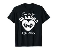Soon to Be Grandma 2026 Mothers Day Prima Volta Mamma Gravidanza Maglietta
