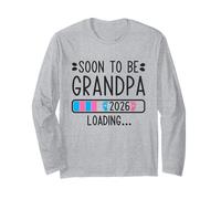 Soon to Be Grandpa 2026 Loading Pregnancy Announcement 2026 Maglia a Manica