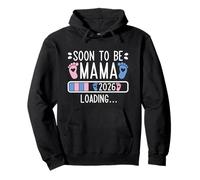 Soon to Be Mama 2026 Loading Pregnancy Announcement 2026 Felpa con Cappuccio