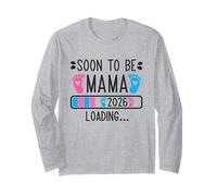 Soon to Be Mama 2026 Loading Pregnancy Announcement 2026 Maglia a Manica