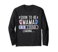 Soon to Be Mama 2026 Loading Pregnancy Announcement 2026 Maglia a Manica