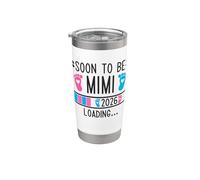Soon to Be Mimi 2026 Loading Pregnancy Announcement 2026 Bicchiere termico in acciaio inox doppia parete