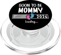 Soon to Be Mom 2026 Loading Promoted to Mommy First Time Mom PopSockets PopGrip per MagSafe
