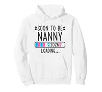 Soon to Be Nanny 2026 Loading Pregnancy Announcement 2026 Felpa con Cappuccio