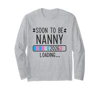 Soon to Be Nanny 2026 Loading Pregnancy Announcement 2026 Maglia a Manica