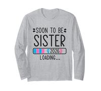 Soon to Be Sister 2026 Loading Pregnancy Announcement 2026 Maglia a Manica