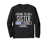 Soon to Be Sister 2026 Loading Pregnancy Announcement 2026 Maglia a Manica