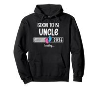 Soon to Be Uncle 2026 Loading New Uncle 1st Time Uncle 2026 Felpa con Cappuccio