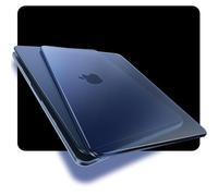 Soonjet Custodia per MacBook Air 13,6" M3 M2 2024-2022 modello A3113 A2681 - Guscio rigido robusto + copertura per tastiera traslucida - Midnight Clear