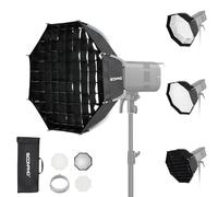 SOONPHO KS-45 17,7in/45cm Softbox Ottagono Attacco Bowens,Soft Box Kit Rilascio Rapido con Difusore,Griglia a Nido d'Ape e Borsa Trasporto,Compatibile con Godox SK400IIIV,SK300IIV,MS300V,AD200PROII