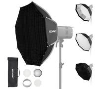 SOONPHO KS-90 35,4in/90cm Softbox Ottagono Attacco Bowens,Soft Box Kit Rilascio Rapido con Difusore,Griglia a Nido d'Ape e Borsa Trasporto,Compatibile con Godox SK400IIIV,SK300IIV,MS300V,AD200PROII