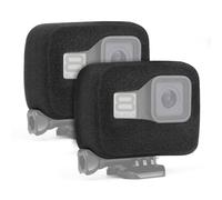 SOONSUN 2 protezioni antivento per GoPro Hero 8, colore nero, in schiuma, per ridurre il rumore del vento in ambienti esterni e registrazione ad alta velocità