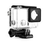 SOONSUN Custodia impermeabile standard per videocamera GoPro Hero 4 Black, Hero 4 Silver, Hero 3 +, Hero 3 con backdoor BacPac per batteria estesa o schermo Bacpac - Impermeabile fino a 40 metri