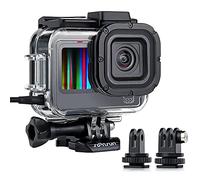 SOONSUN Scheletro Custodia Protettiva per GoPro Hero 12 11 10 9 Nero, Lato Aperto Filo Collegabile Telaio Gabbia Alloggiamento Shell con 2 Cold Shoe Mount per Microfono e Luce Led per GoPro Hero