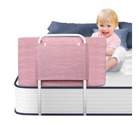 Soontrans Protezione contro le cadute, garantisce dolci sogni per i vostri piccoli, protezione dalle cadute, letto a molle imbottito, avvolgente e regolabile in altezza a 5 livelli, per lettino, letto