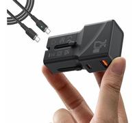 SooPii Adattatore da viaggio da 25 W in tutto il mondo con USB C/A, adattatore universale da viaggio, mini adattatore da viaggio internazionale per USA, UK, EU, AU, JP, Thailandia con cavo display LED