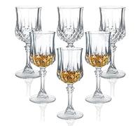 Soopiiso Set di 6 bicchieri da liquore, 50 ml, bicchierini da shot e sherry