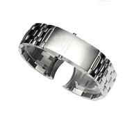 sooponu Cinturino in acciaio da uomo per Omega Seamaster 300 Speedmaster 600 Ocean's Heart Watchband(Nine,20mm)