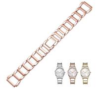 sooponu Cinturino in acciaio inossidabile per CK K3G231/6 K2G231 K2Y2Y1/6 Cinturino per orologio da donna alla moda, accessorio per ansa(Rose gold)