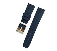 sooponu Cinturino in gomma per Breitling Avenger Super Ocean Challenger(Sapphire blues1)