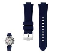 sooponu Cinturino in resina e silicone per orologio TIMEX Tide Compass Series T2N721 T2N720 Accessori per cinturini per orologi(Blues a)