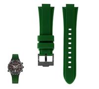 sooponu Cinturino in resina e silicone per orologio TIMEX Tide Compass Series T2N721 T2N720 Accessori per cinturini per orologi(Greenb a)