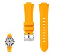 sooponu Cinturino in resina e silicone per orologio TIMEX Tide Compass Series T2N721 T2N720 Accessori per cinturini per orologi(Yellows a)