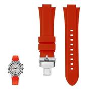 sooponu Cinturino in resina e silicone per orologio TIMEX Tide Compass Series T2N721 T2N720 Accessori per cinturini per orologi(Reds b)