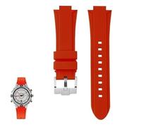 sooponu Cinturino in resina e silicone per orologio TIMEX Tide Compass Series T2N721 T2N720 Accessori per cinturini per orologi(Reds a)