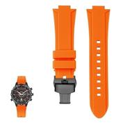 sooponu Cinturino in resina e silicone per orologio TIMEX Tide Compass Series T2N721 T2N720 Accessori per cinturini per orologi(Orangeb b)
