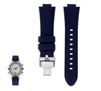 sooponu Cinturino in resina e silicone per orologio TIMEX Tide Compass Series T2N721 T2N720 Accessori per cinturini per orologi(Blues b)