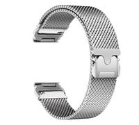 sooponu Cinturino magnetico in acciaio inossidabile per Garmin Fenix 8 7X 7 Pro Fenix 6X 5X 5Plus Tactix 7 Forerunner 965 955 Quick Fit Bracciale Watch Band(Silver,Feinx7X 7XPro)