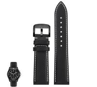 sooponu Cinturino per orologio cronografo Breitling Avenger Night Mission B01(Blackb white)