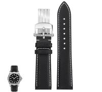 sooponu Cinturino per orologio cronografo Breitling Avenger Night Mission B01(Blacks1 white)