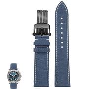 sooponu Cinturino per orologio cronografo Breitling Avenger Night Mission B01(Blueb1 white)