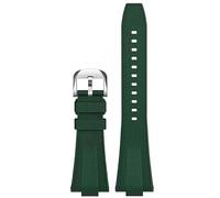 sooponu Cinturino per orologio in gomma a sgancio rapido per Tissot PRX T137.407/T137.410 Super Player 40mm Bracciale convesso per orologio da uomo(Green)