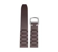 sooponu Per cinturini per Cartier Tank London in gomma fluorurata, sia per uomo che per donna(Brown,22mm)