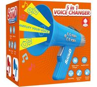 Soopotay Cambia voce per bambini, 5 effetti sonori, volume regolabile, giocattolo cambia voce per bambini dai 3 anni in su, megafono che cambia la voce, regalo per ragazze e ragazzi di 3 4 5 6 7 8 9