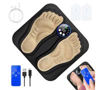 Soothe Pulse Massager - dispositivo di massaggio al piede elettrico per rilievo quotidiano | ABS con pulsante e telecomando, macchina EMS regolabile per anziani da donna da uomo Office Home Wellness