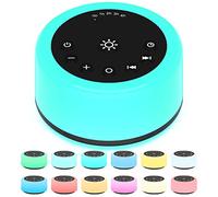 Soother Sleep Sound Machine - Luce notturna con 30 suoni lenitivi e luci notturne a 12 colori, per bambini, adulti, macchina per il rumore marrone, con timer e riproduzione continua, per casa, viaggi,