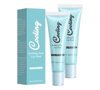 Soothing Prep Lip Mask, Cooling Peel-Off Lip Masks, Lightweight, Overnight Mask, Idrating, Balsamo esfoliante, idratazione a lunga durata