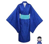 SOOYOOYOO Blu Costume Da Cosplay Per Hashibira Inosuke Con Stampa Digitale Tessuti Confortevoli Outfit Regalo Fantasy Per Fan Unisex
