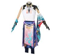 SOOYOOYOO Genshin Impact Cosplay Xiao Costume Personaggi del Gioco Anime Abiti di Halloween Set Completo per Unisex