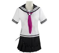 SOOYOOYOO Mioda Ibuki Cosplay Costume con Gonna Plissettata per Halloween Conventions Roleplay(Donna,L)